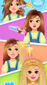 Hair Salon Games For Kids screenshot