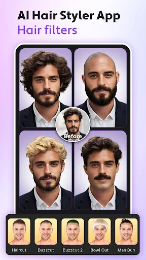 Hair Styler App, AI Hairstyle screenshot