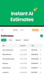 Handoff Construction Estimator screenshot