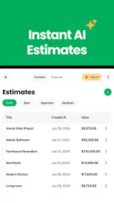 Handoff Construction Estimator screenshot