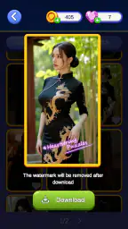 Heartstring Puzzle-Girl Jigsaw screenshot