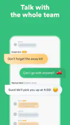 Heja Sports Team Communication screenshot