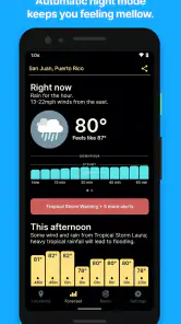Hello Weather screenshot