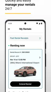 Hertz Rent-a-Car screenshot