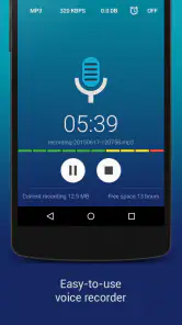 Hi-Q MP3 Voice Recorder (Pro) screenshot