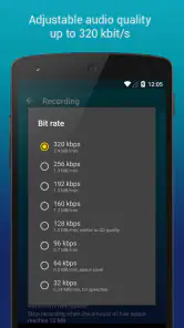 Hi-Q MP3 Voice Recorder (Pro) screenshot