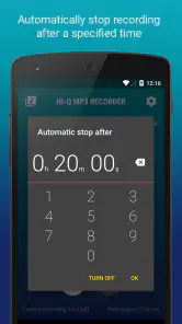 Hi-Q MP3 Voice Recorder (Pro) screenshot