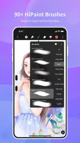 HiPaint: Sketch & Draw art screenshot