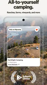 Hipcamp: Camping, RVs & Cabins screenshot