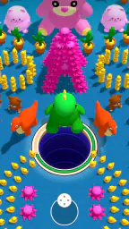 Hole Rush: Eat All Puzzle screenshot