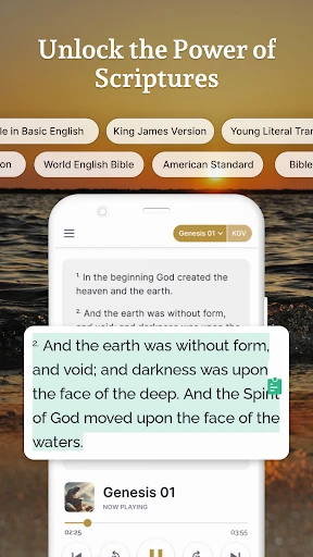 Holy Bible Launcher: KJV+Audio screenshot