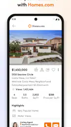 Homes.com Real Estate Search screenshot