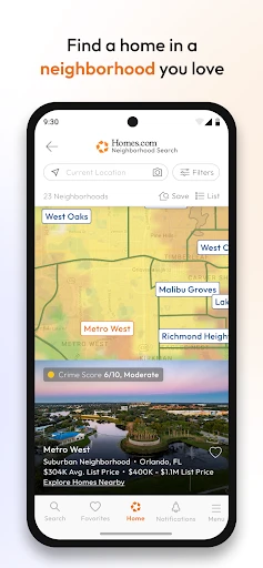 Homes.com Real Estate Search screenshot