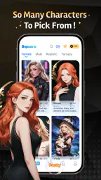 Honey & Roleplay AI Chatbot screenshot