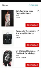 Hot Topic: Pop Culture Fashion screenshot