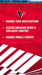 Houston Texans Mobile App screenshot