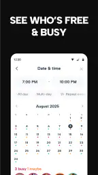 Howbout: shared calendar screenshot