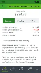Huntington Mobile Banking screenshot