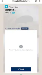 Hyundai Digital Key screenshot