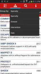 ICU Trials by ClinCalc screenshot