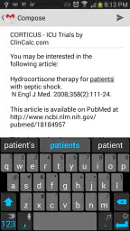 ICU Trials by ClinCalc screenshot
