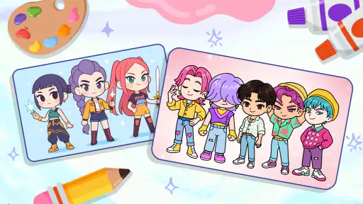Idol Draw: Coloring Master screenshot