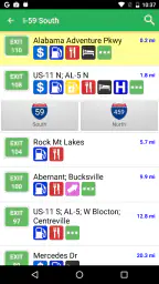 iExit Interstate Exit Guide screenshot