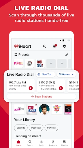 iHeart: Music, Radio, Podcasts screenshot