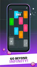 Infinite Tiles: EDM & Piano screenshot