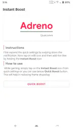Instant Boost : Addon screenshot
