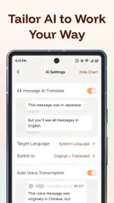 Intent – The Chat translator screenshot