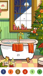 Wild West Color by Number Book screenshot
