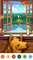 Wild West Color by Number Book screenshot