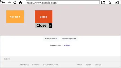Internet Browser (TV) screenshot