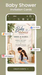 Invitation Card Maker & RSVP screenshot