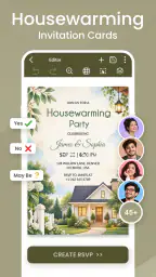 Invitation Card Maker & RSVP screenshot