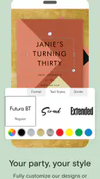 Invitation Maker & Card Design screenshot