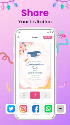 Invitation Maker & Card Design screenshot