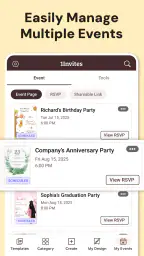 Invitation Maker & Event RSVP screenshot