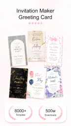 Invitation Maker Greeting Card screenshot