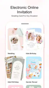 Invitation Maker Greeting Card screenshot