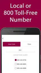 iPlum: 2nd Phone Number App screenshot