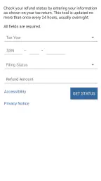 IRS2Go screenshot