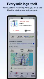 JetMAX: Mileage & Gig Copilot screenshot