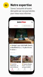 Jeune Afrique screenshot