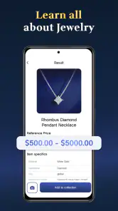 Jewelry Identifier Gem Scanner screenshot