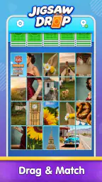 Jigsaw Drop: Solitaire Puzzle screenshot