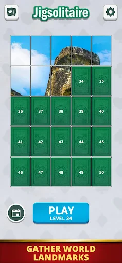 Jigsolitaire screenshot