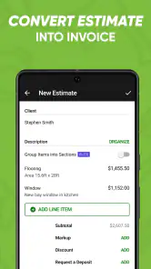 Joist Invoices for Contractors screenshot