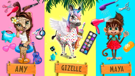 Jungle Animal Hair Salon 2 screenshot